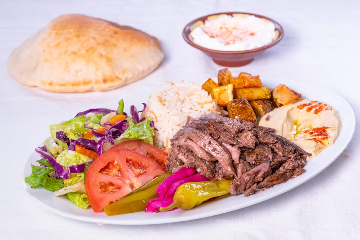 2. Shawarma Beef Platter