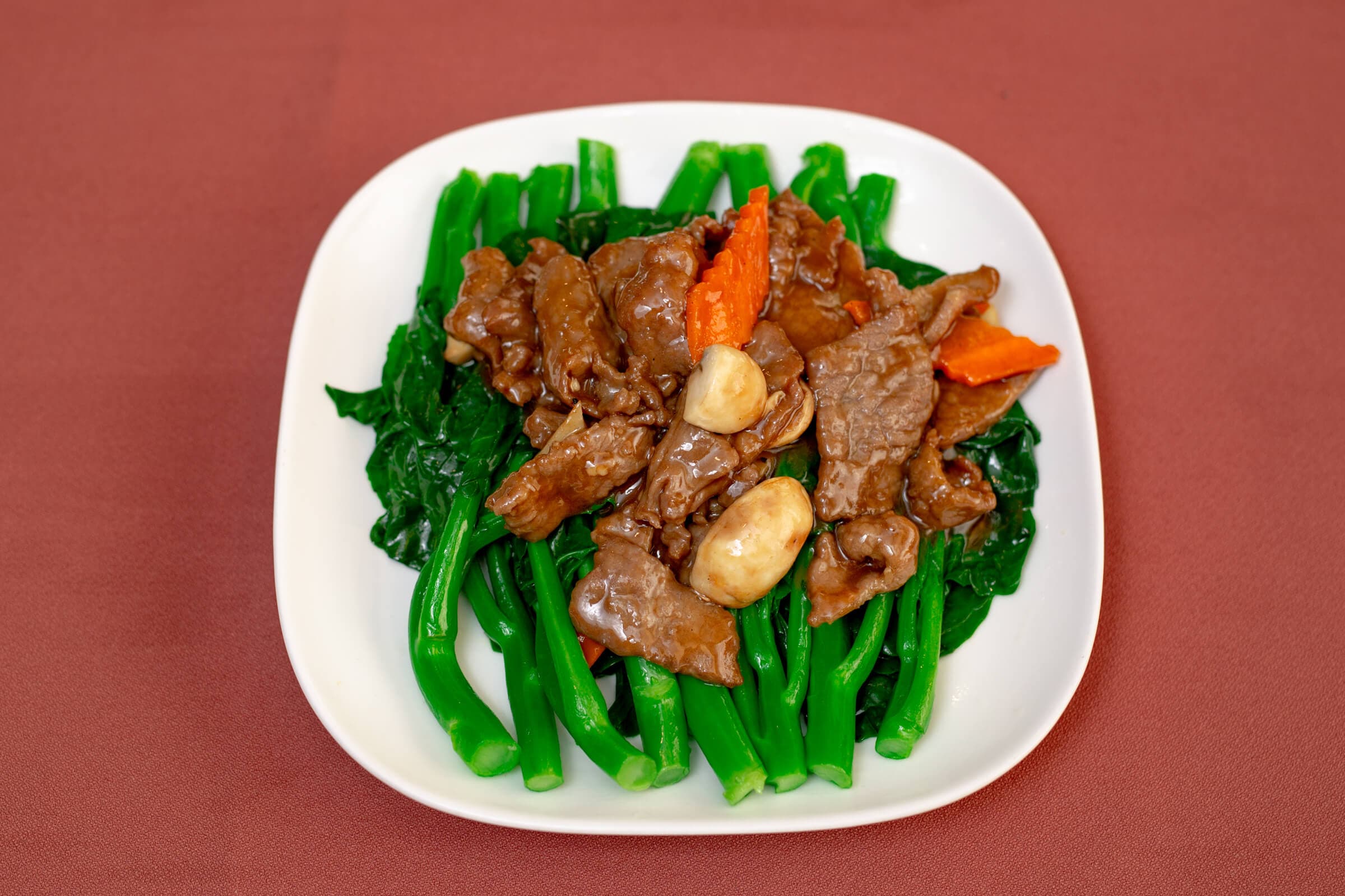 32. Beef with Gai Lan