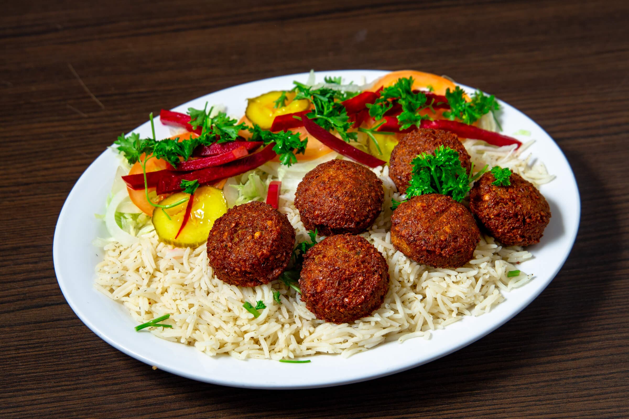Falafel Plate (6 pcs)