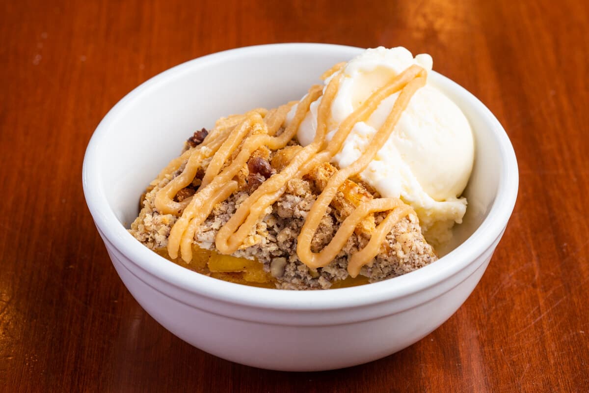 Peach Crumble
