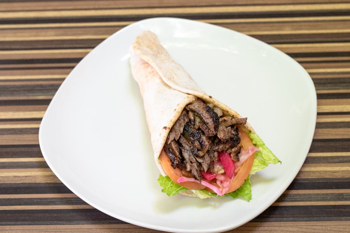 Beef Shawarma Wrap