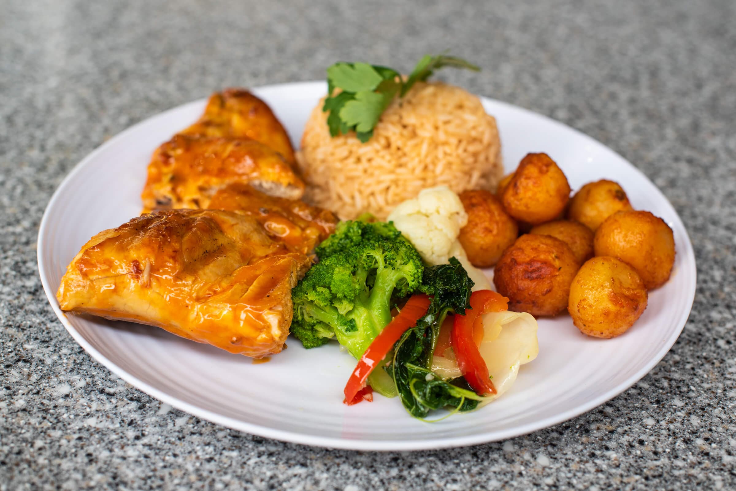 Quarter Chicken BBQ Combo