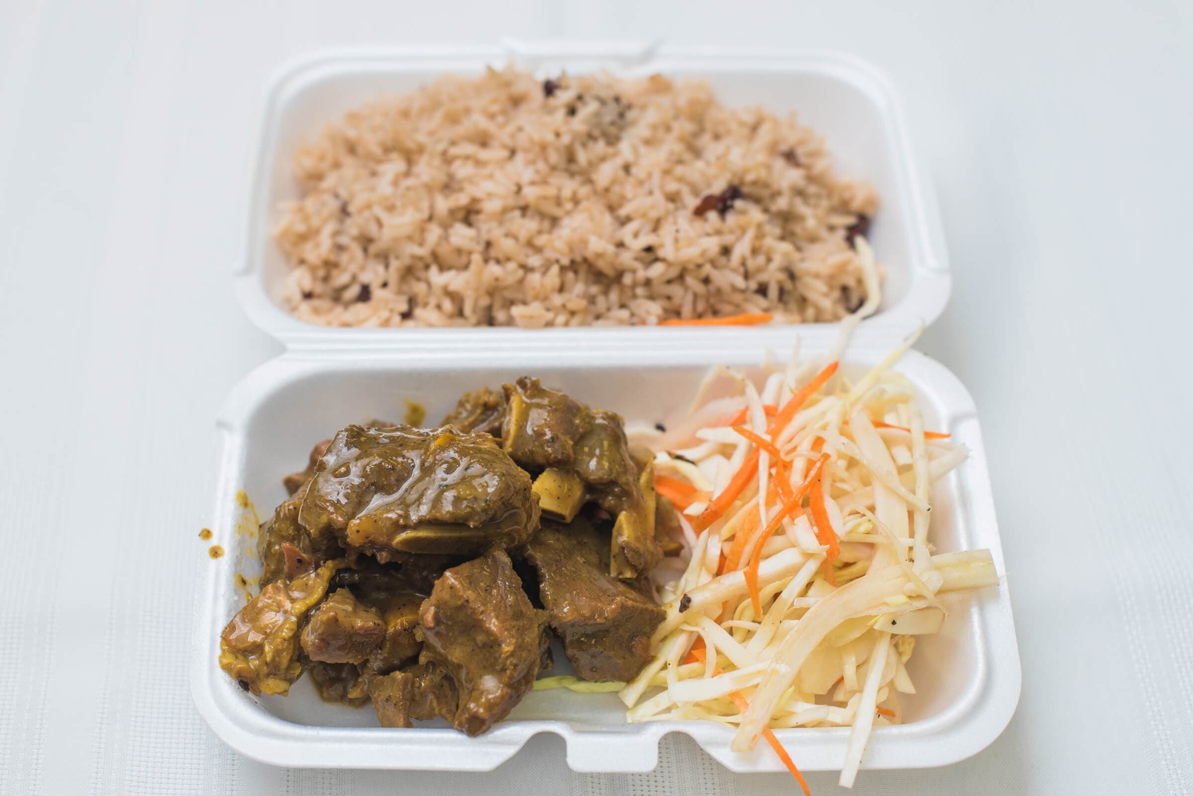 Curry Goat Bone-In Dinner