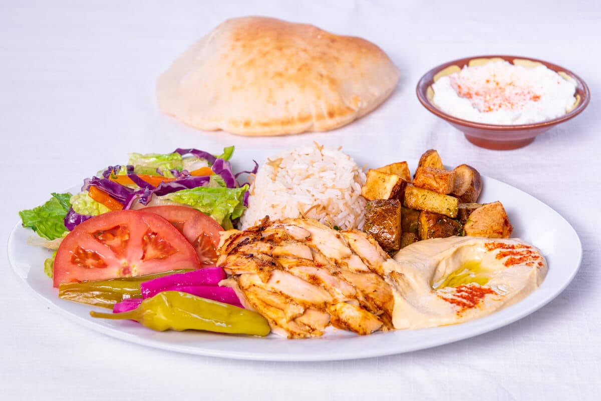 1. Shawarma Chicken Platter