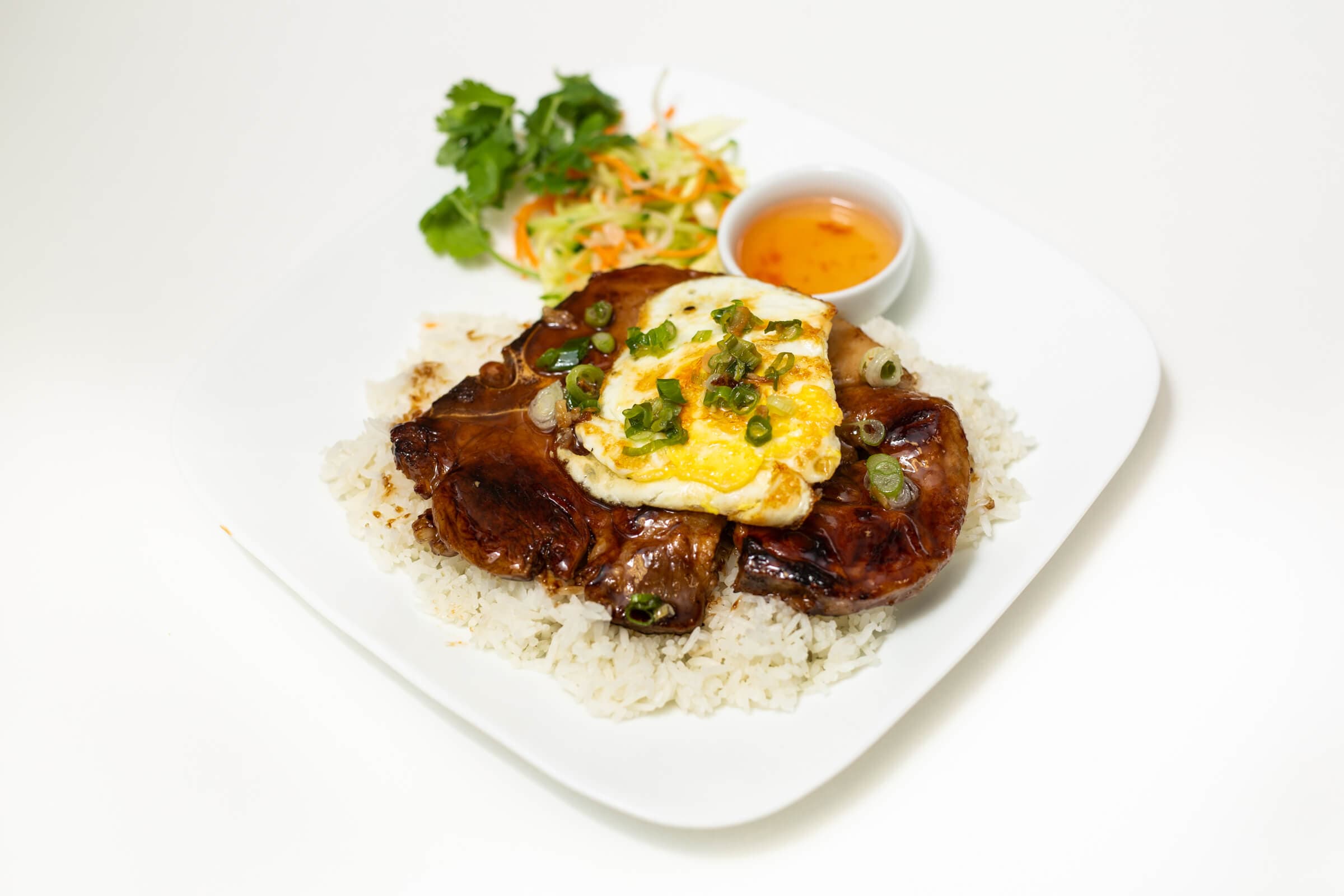 39. Rice with Pork Chop and Egg