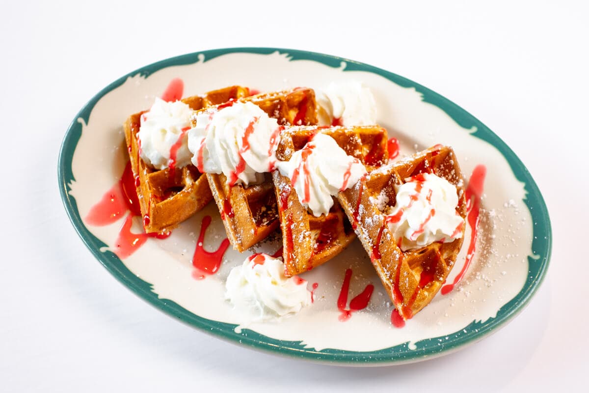 Waffles and Maple Syrup