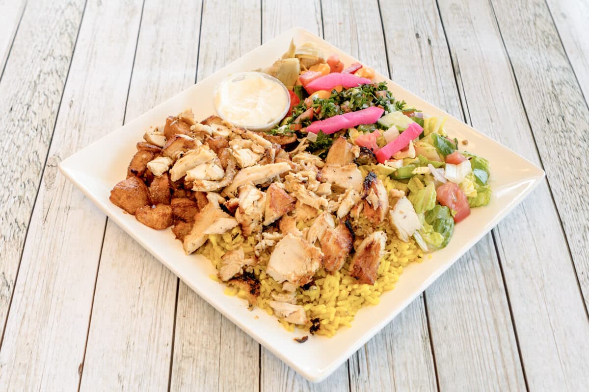 Plat de Shish Taouk