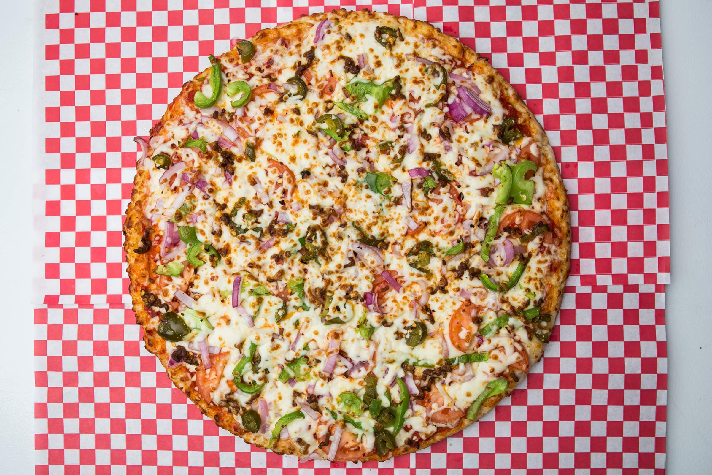 14" Large Special Spicy Taco Beef Pizza