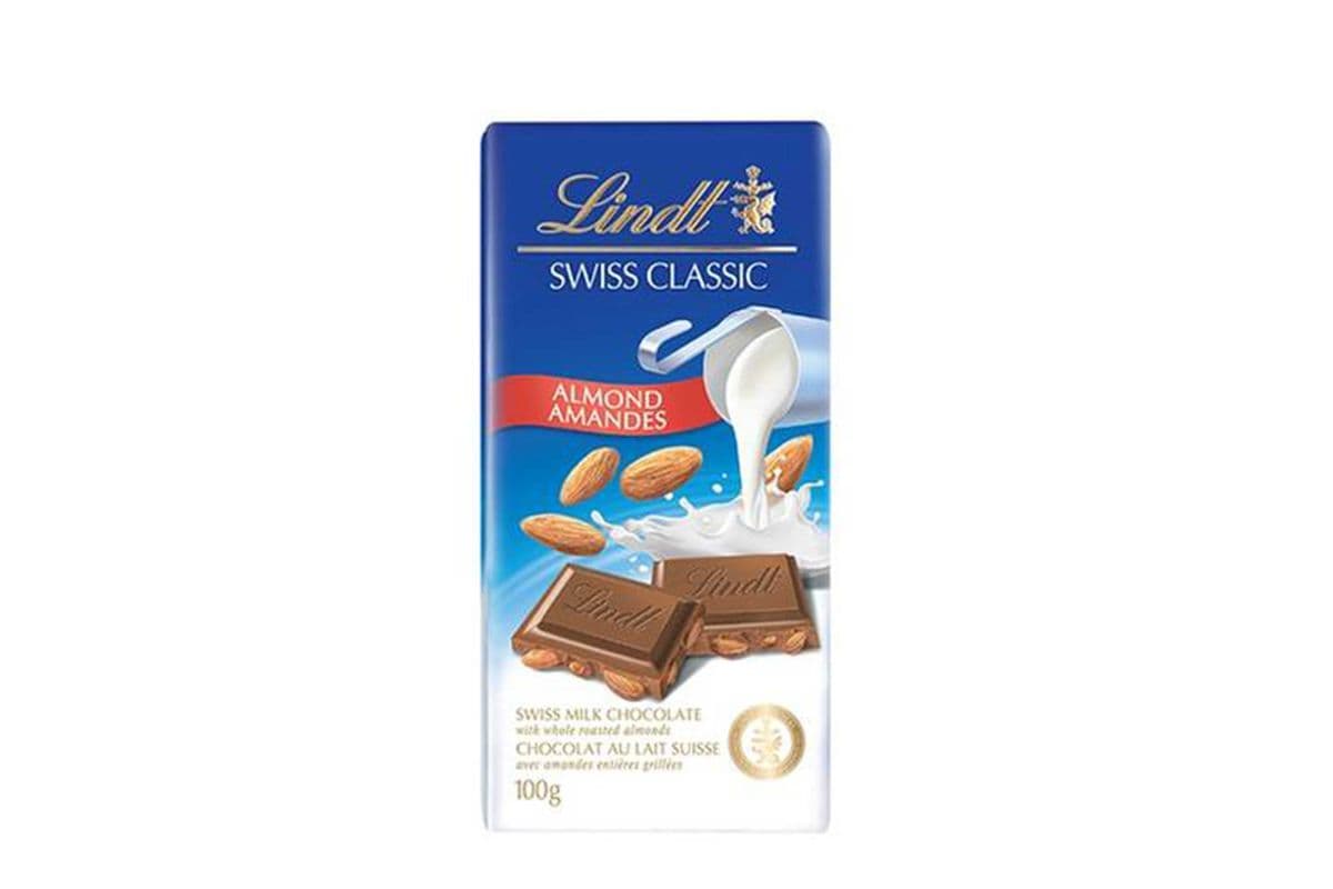 Lindt Swiss Classic-Almond 100g