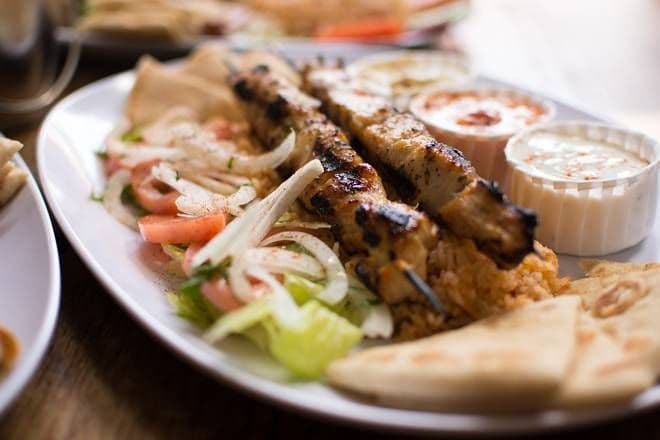 Chicken Souvlaki Wrap