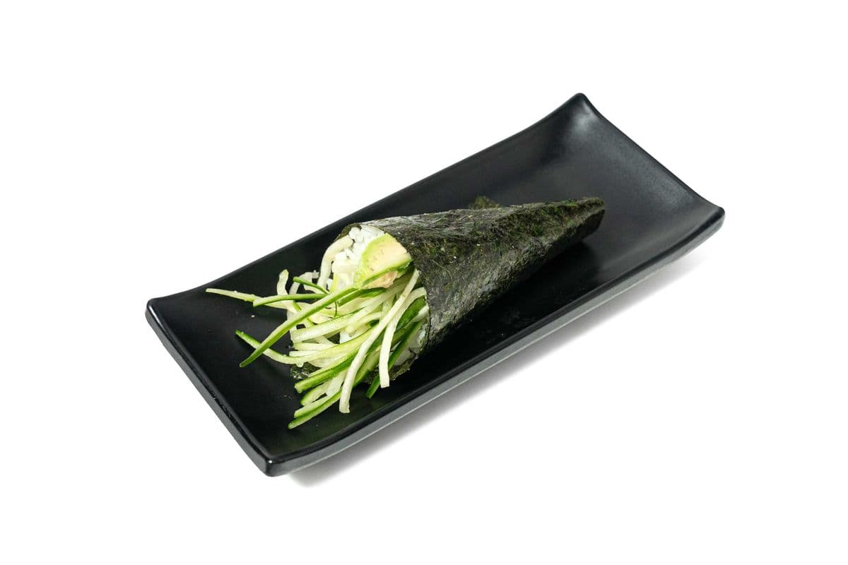 Avocado and Cucumber Hand Roll