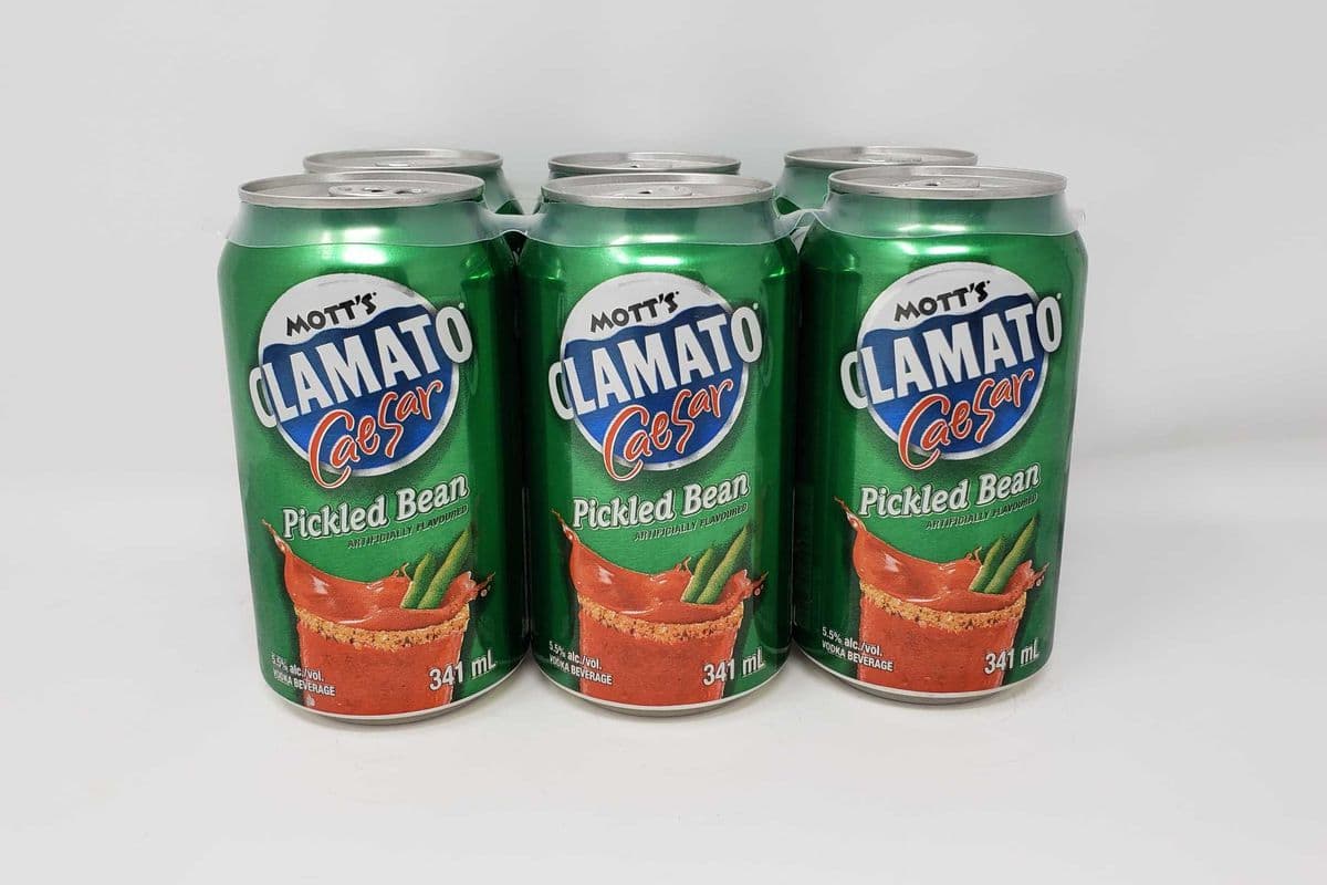 MOTT'S CAESAR PICKLED BEAN (6 x 355ml Can)