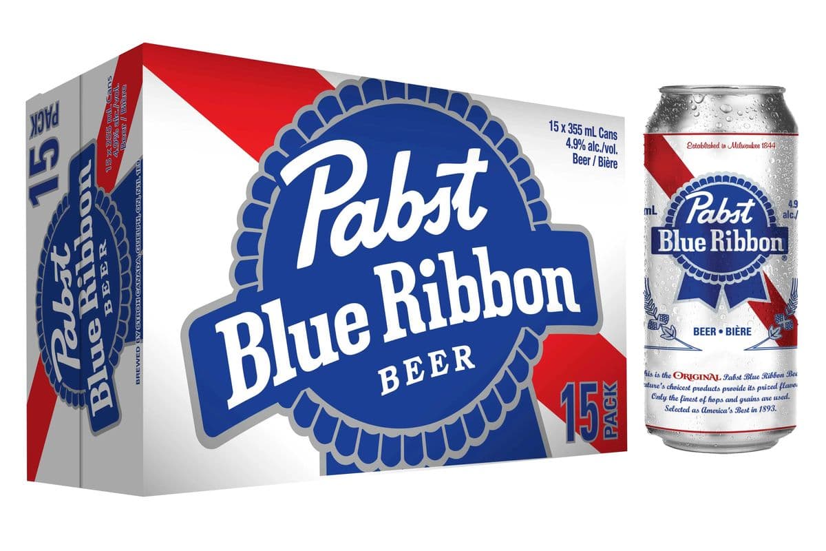 PABST BLUE RIBBON (15 Can) (15 x 355ml Can)