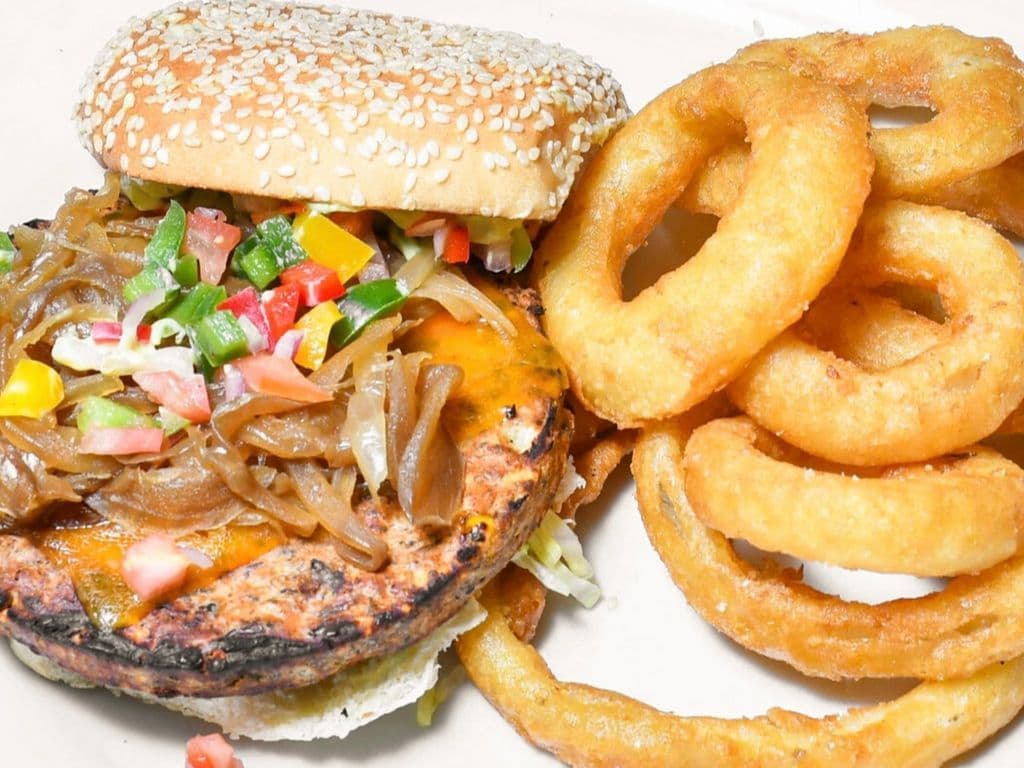 Grilled Black Bean Veggie Burger