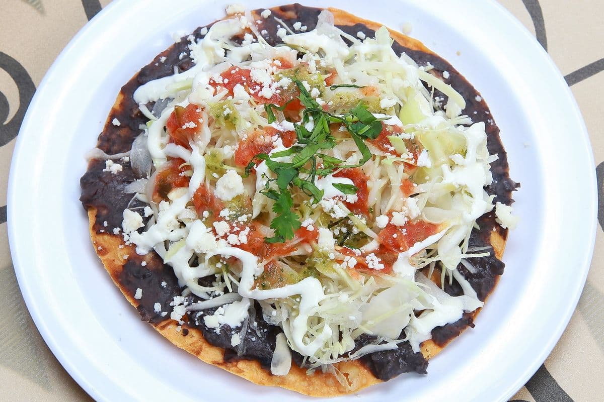 Tostada With One Choice Of Filling