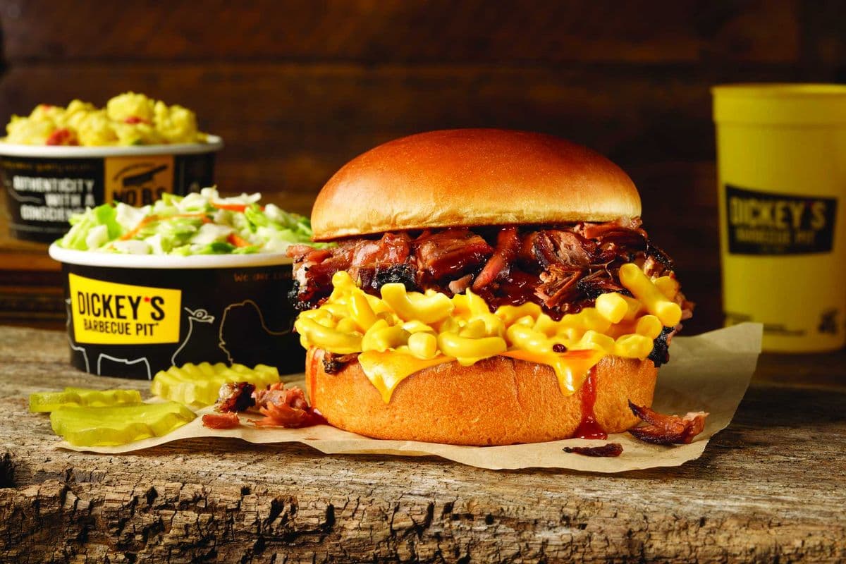 Beef Brisket Double Cheese Sandwich