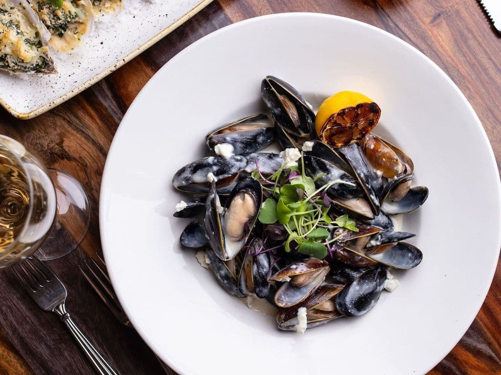 Gorgonzola Mussels
