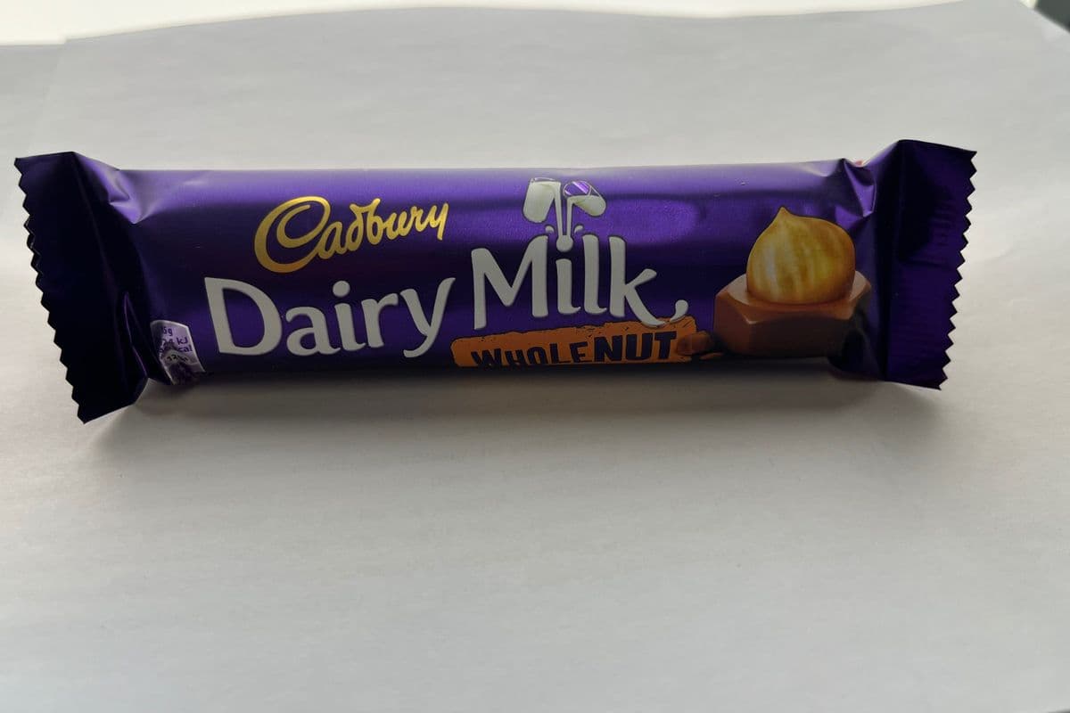 Cadbury Dairy Milk Whole Nut (45 gm)