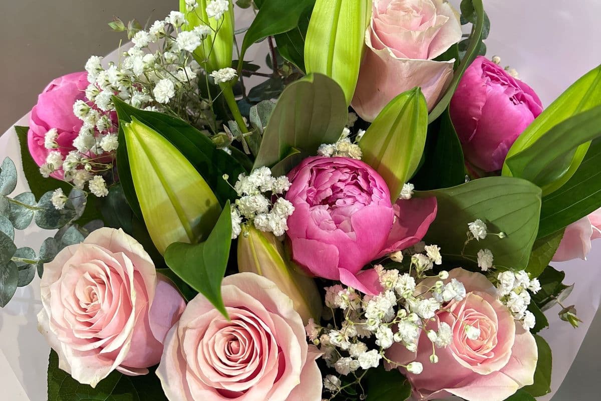 Lily and Rose Mixed Bouquet