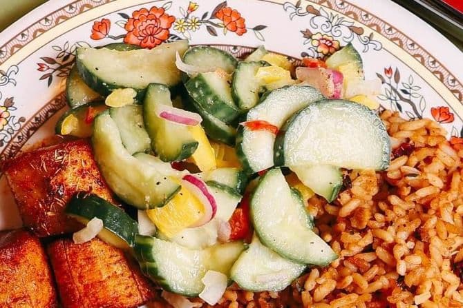 Salade de concombres / Cucumber Salad