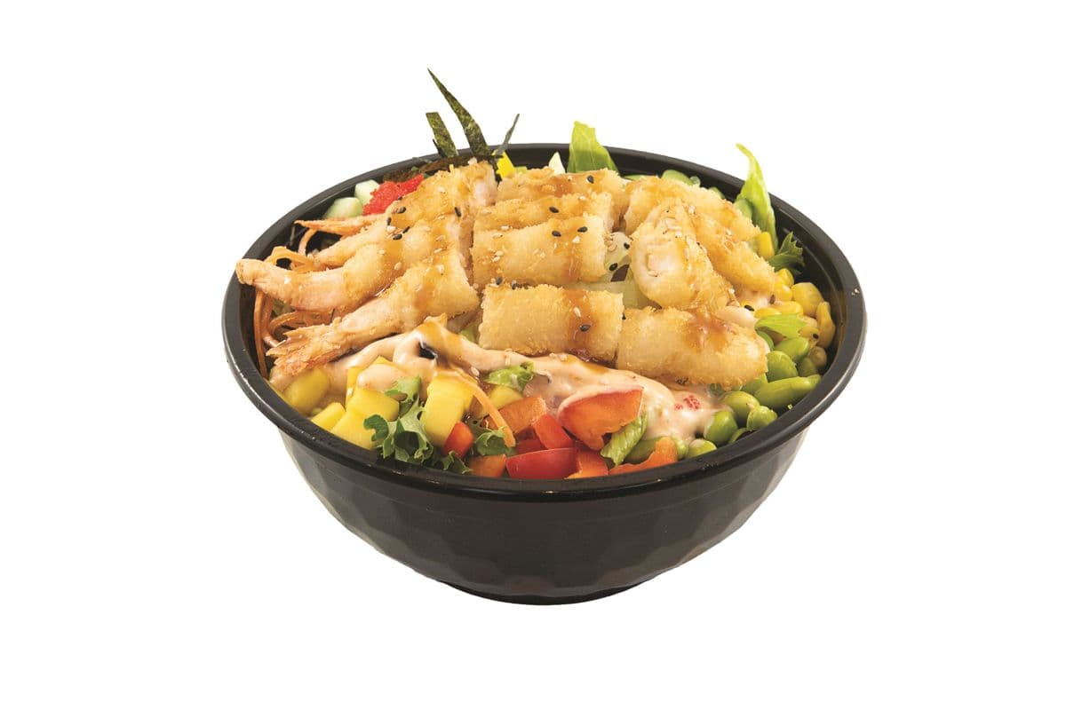 PK5. Poké Crevettes Tempura