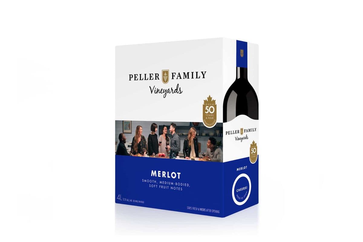 Peller Family Vineyards Merlot BIB Box wine (4L) (1 x 4000ml)