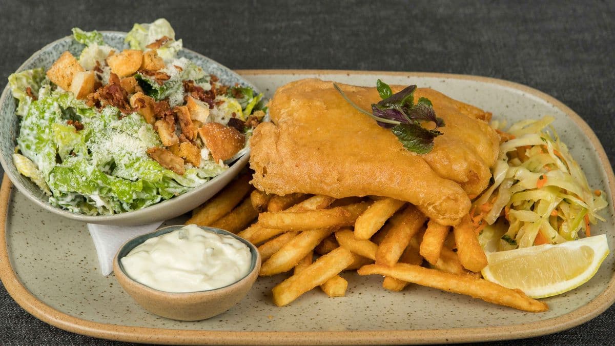 Halibut and Chips