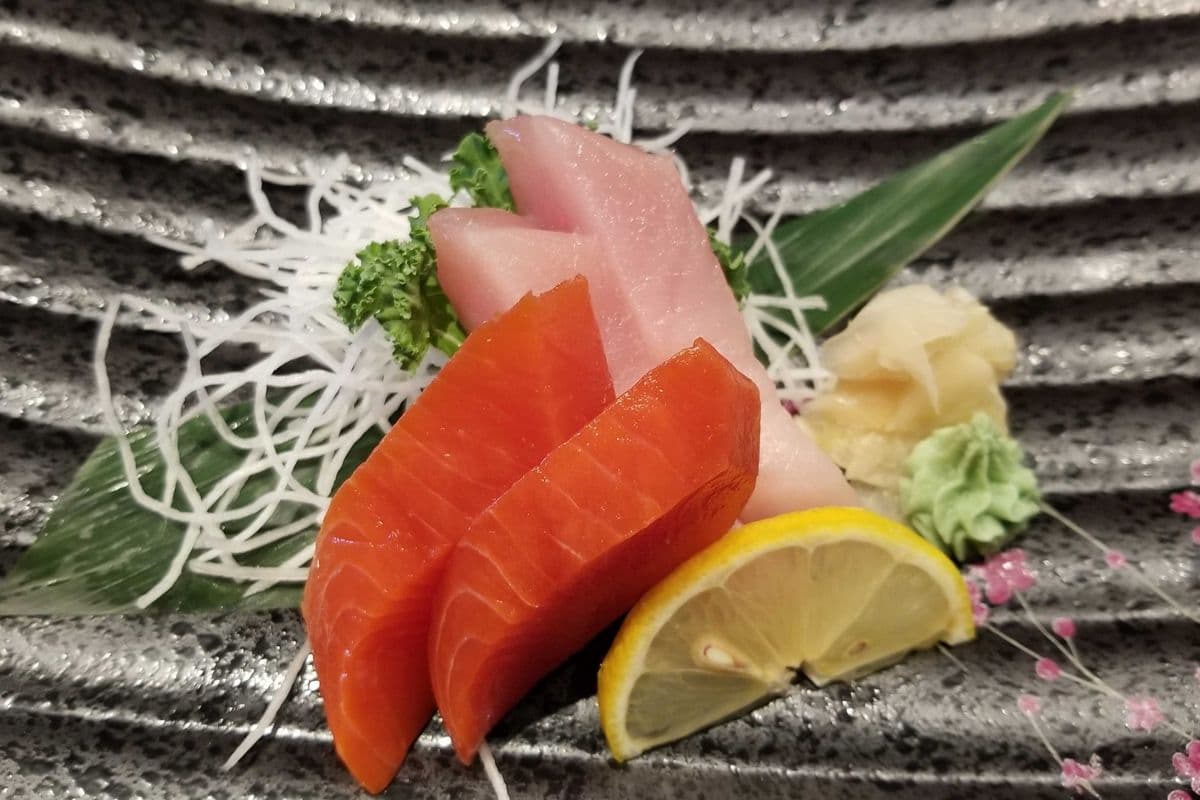 Tuna and Sockeye Salmon Sashimi