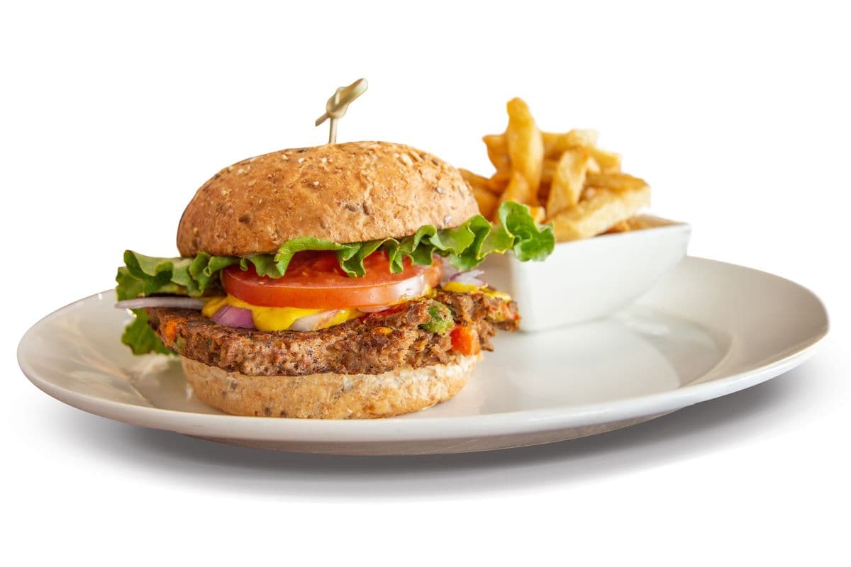 Ricky's Signature Plant-Based Veggie Burger