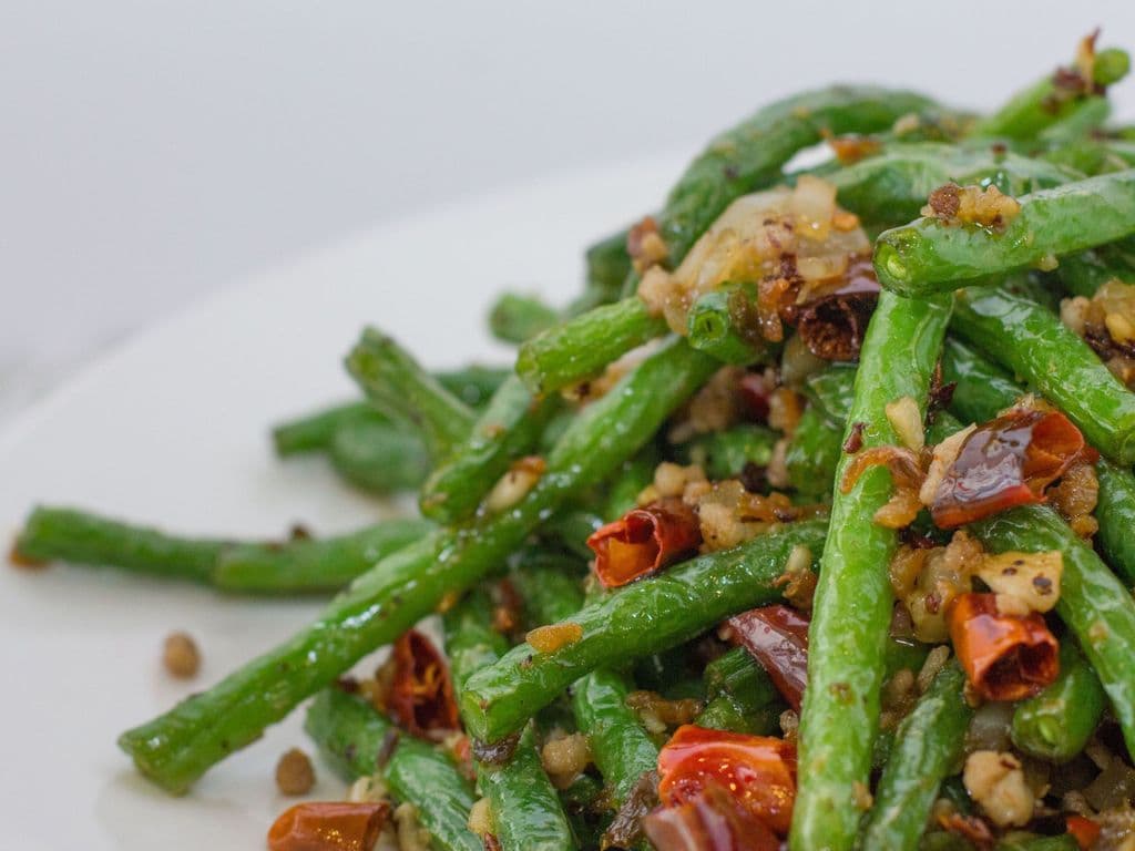 Fried Green Beans w/Mince Pork干煸四季豆