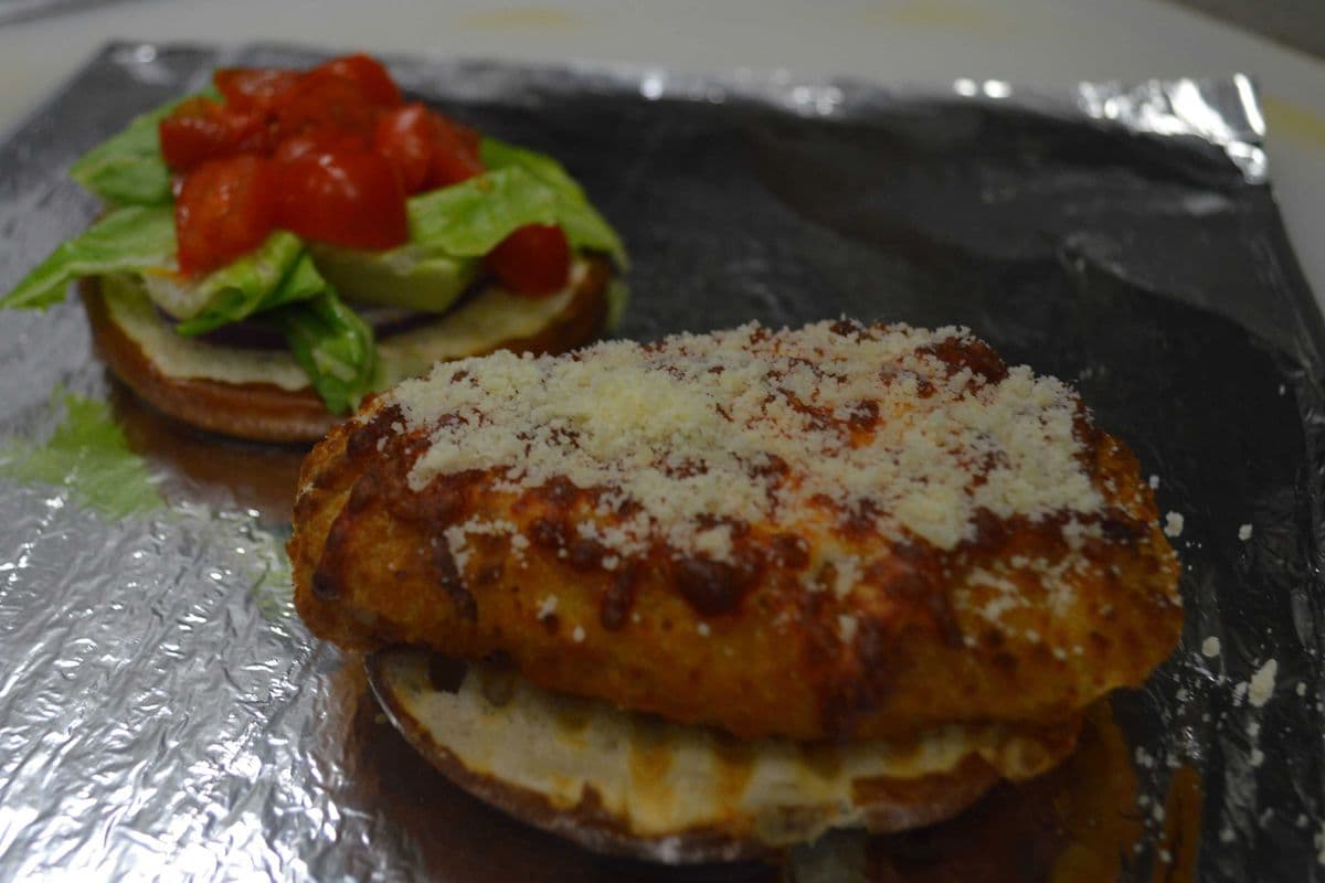 Chicken Parmesan Burger
