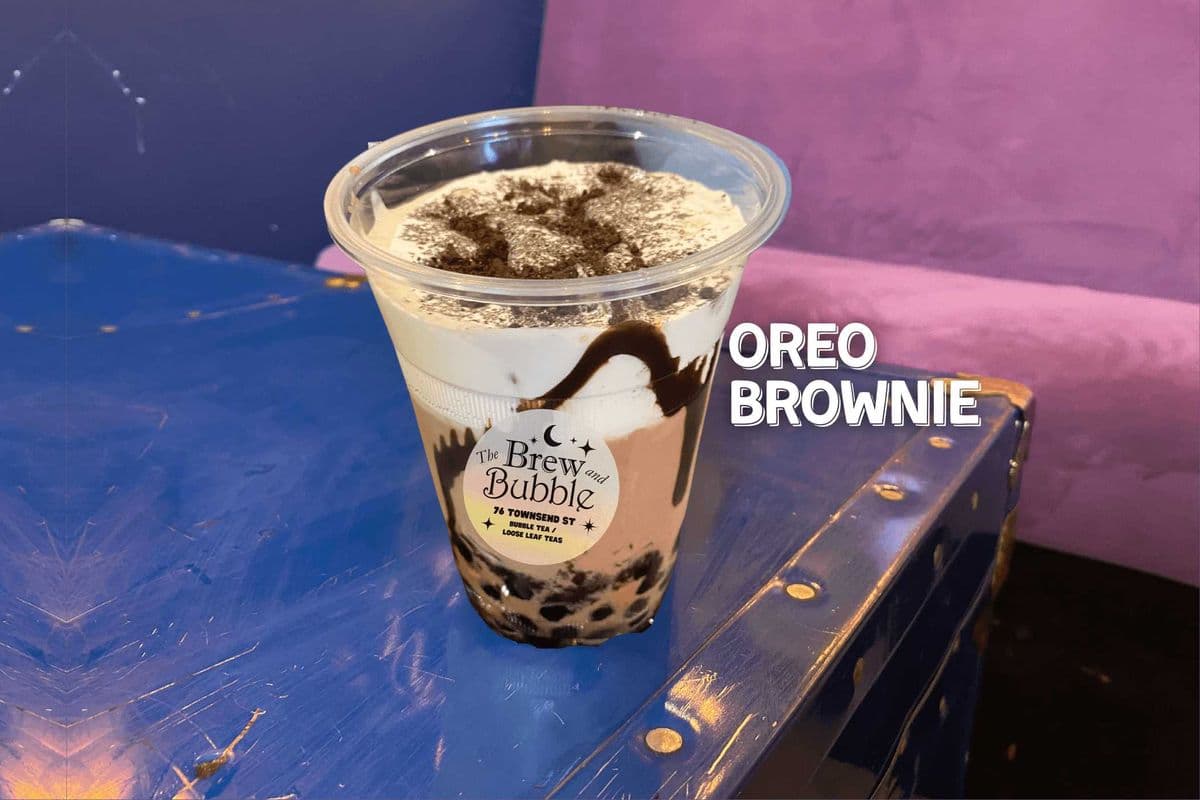 Oreo Brownie Bubble tea