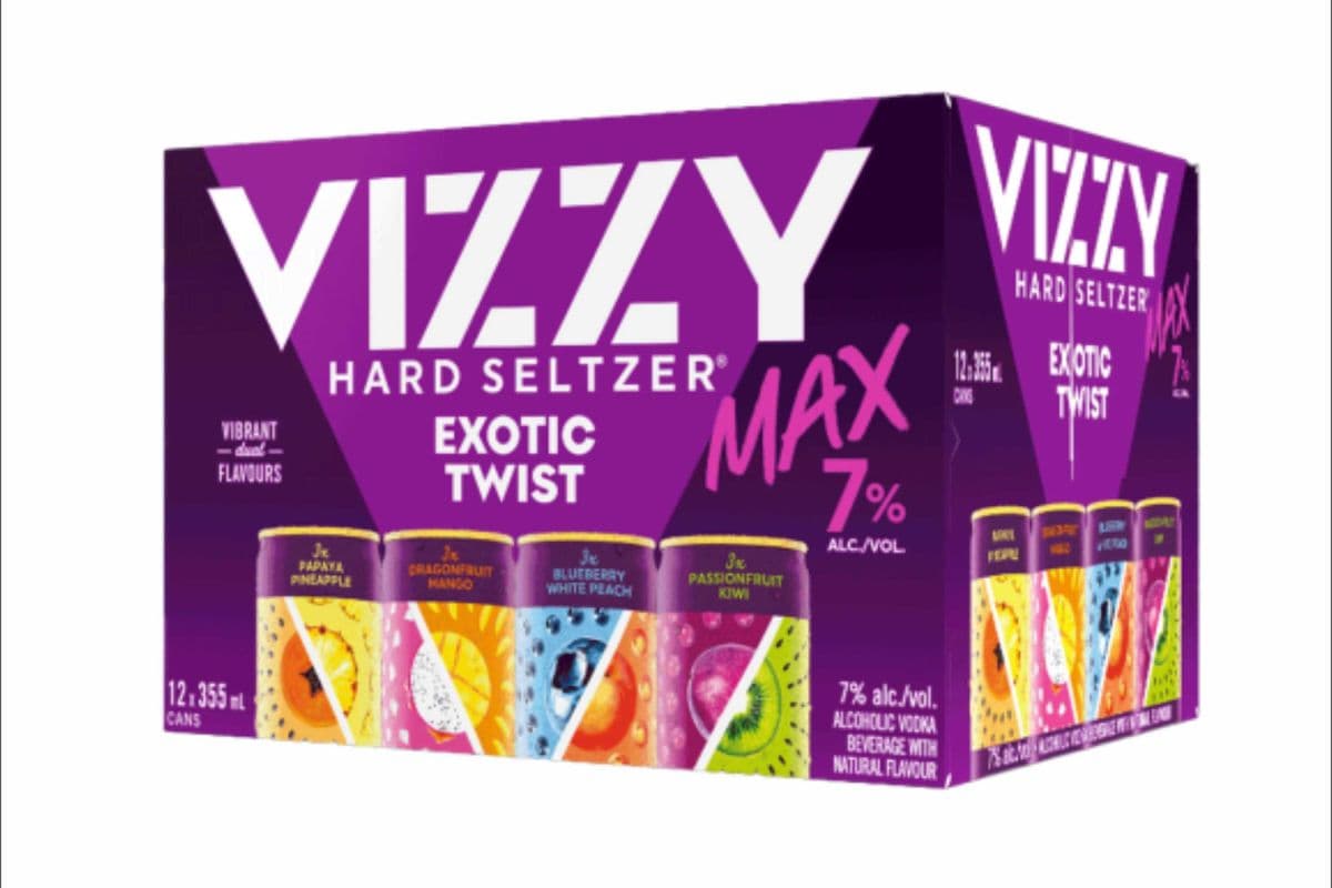 Vizzy Max Exotic Twist (12 can) (1 x 355ml)