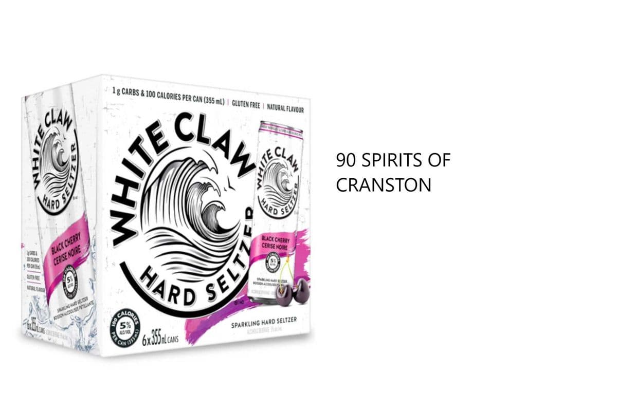 WHITE CLAW BLACK CHERRY 6 CANS (1 x 6x355ML)