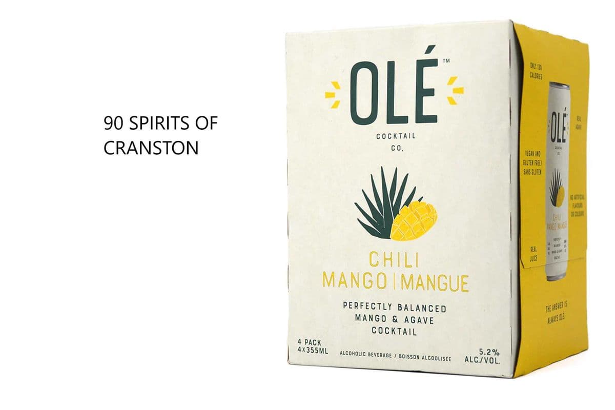 OLE CHILI MANGO - TEQUILA and MANGO COCKTAIL 4 CANS (1 x 4x355ML)