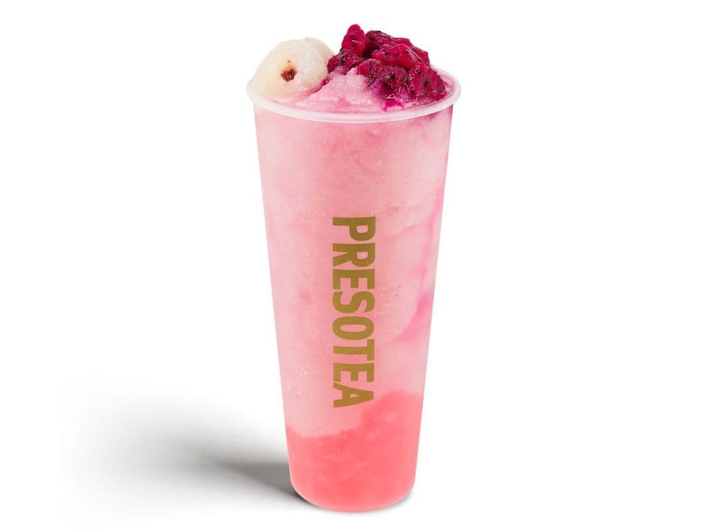 Sakura Dragon Fruit Lychee Slush