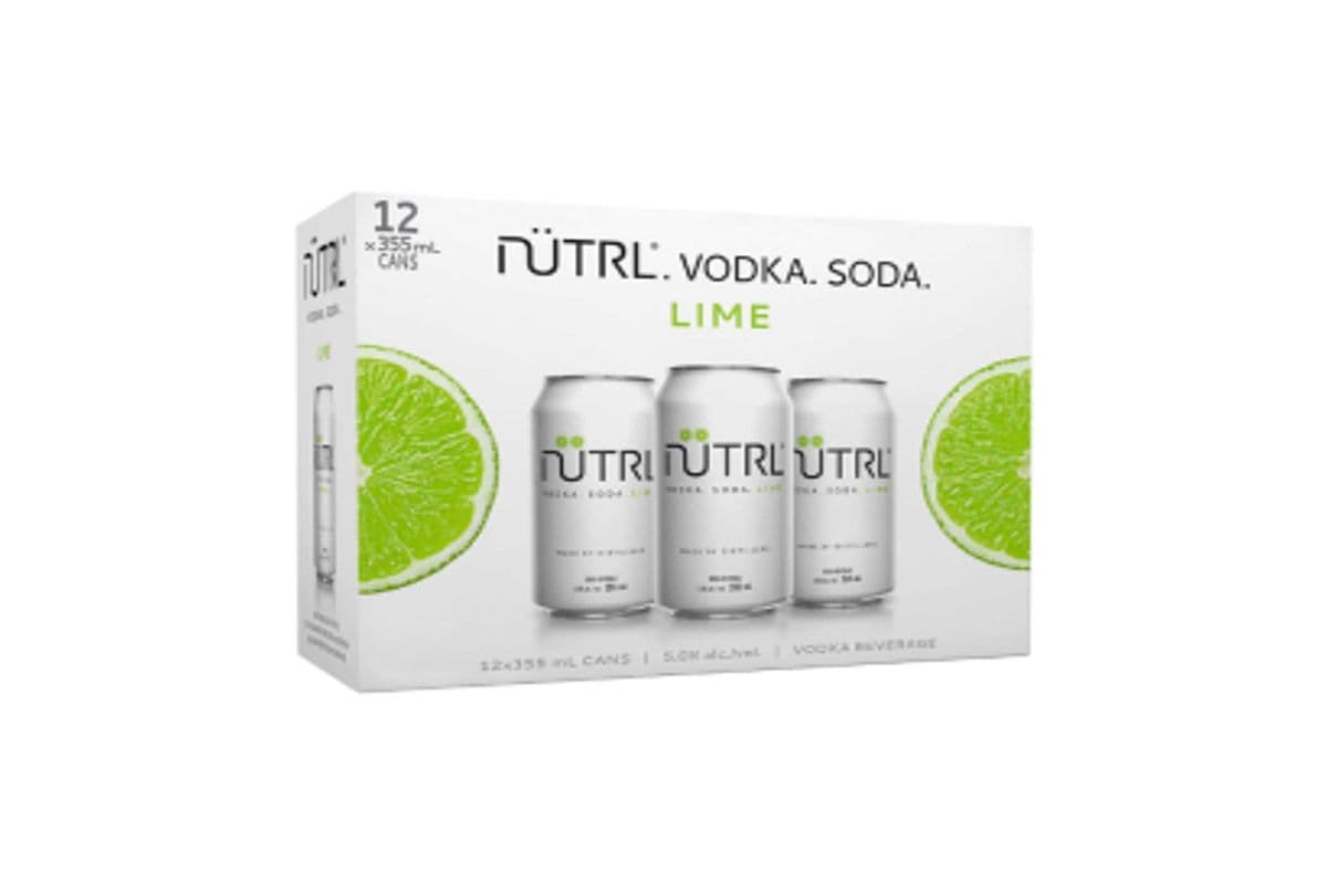 NUTRL LIME VODKA SODA (12 x 355ML)