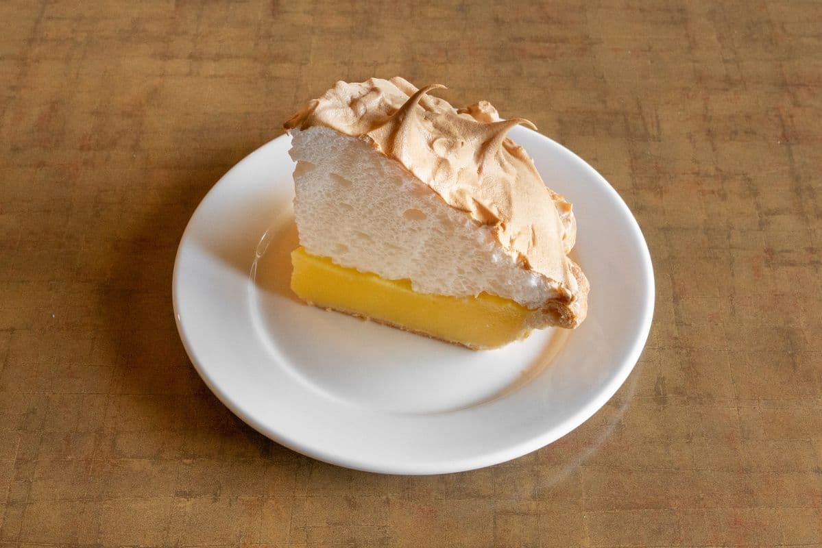 Slice of Lemon Meringue Pie