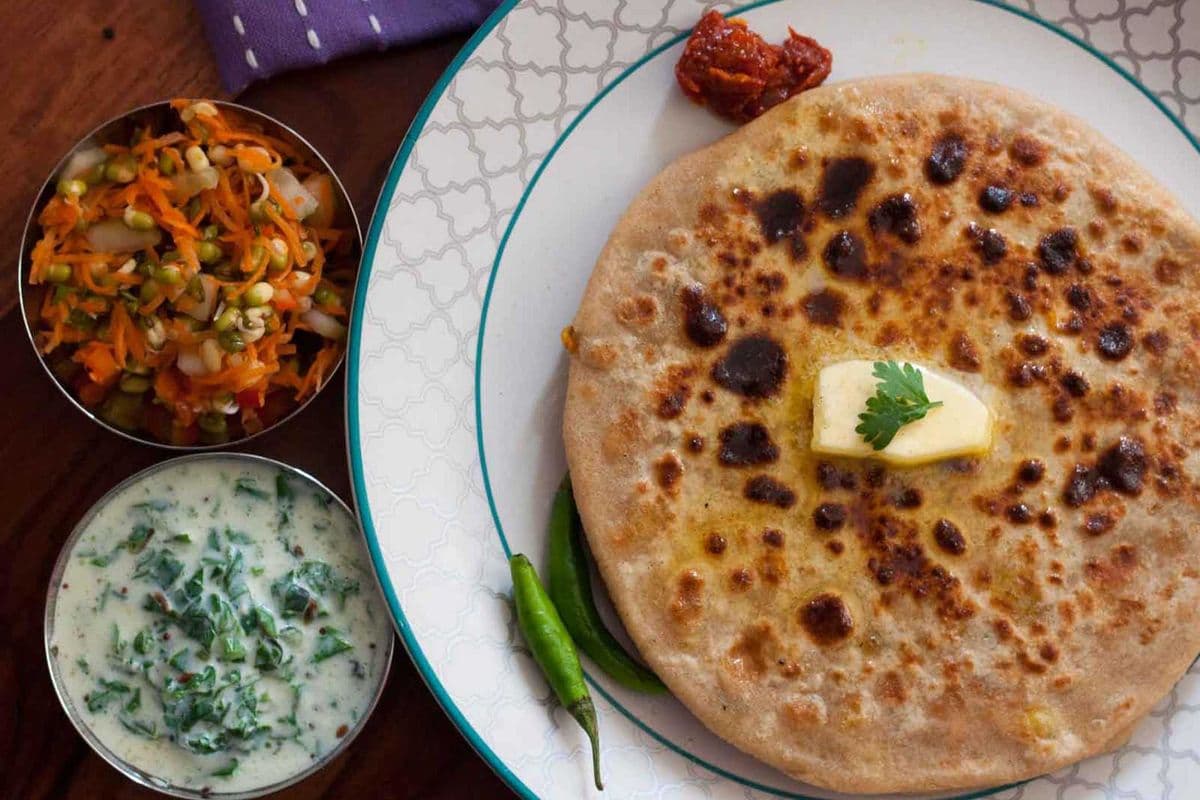 Muli Parantha Plate