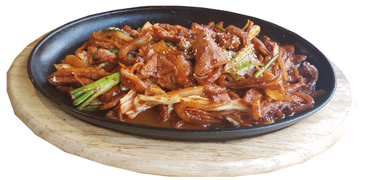 Small Maak Chaung Boak Um (Stir-Fried Pork Intestine)