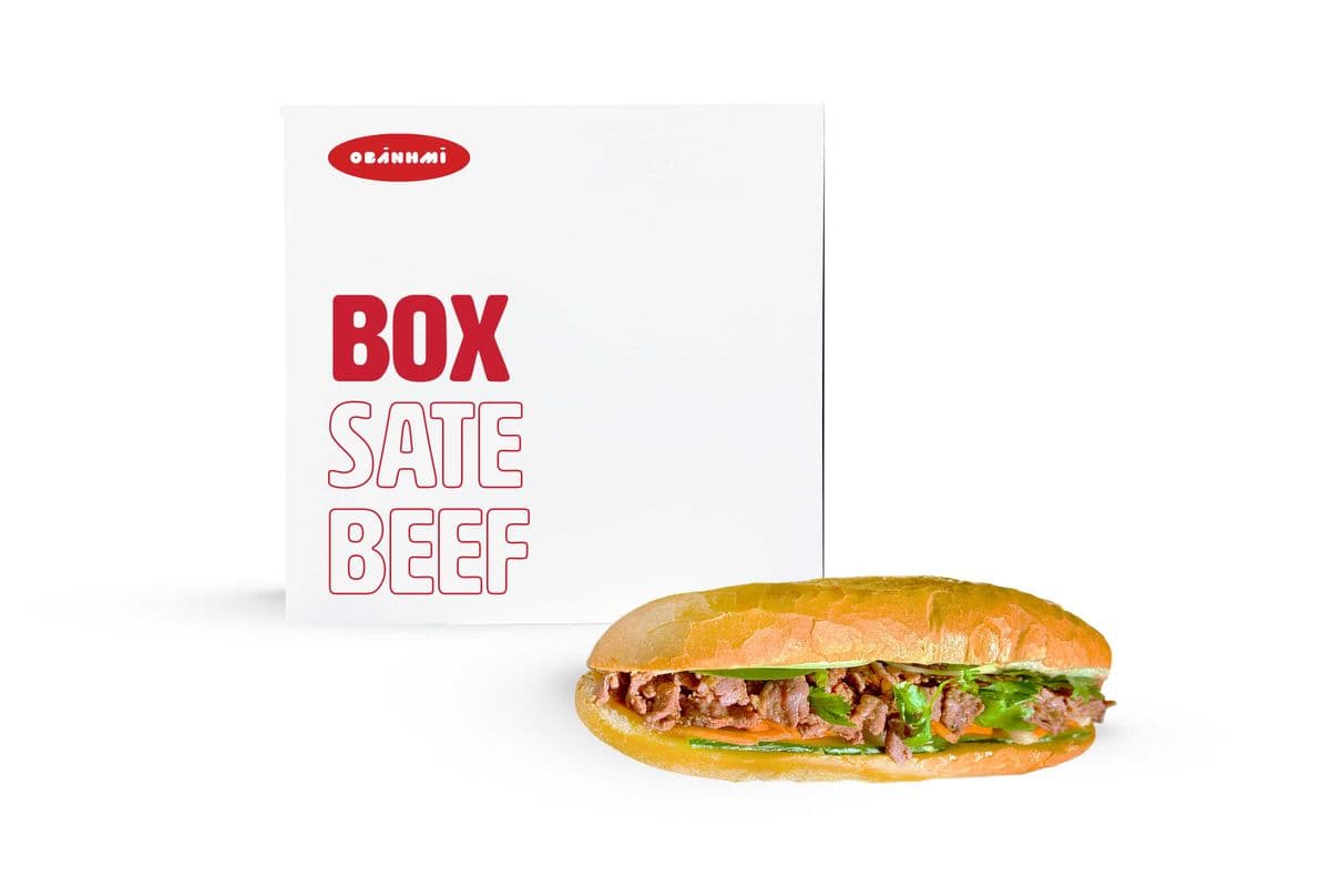 BOX - Sate Beef (8 Banh mi)