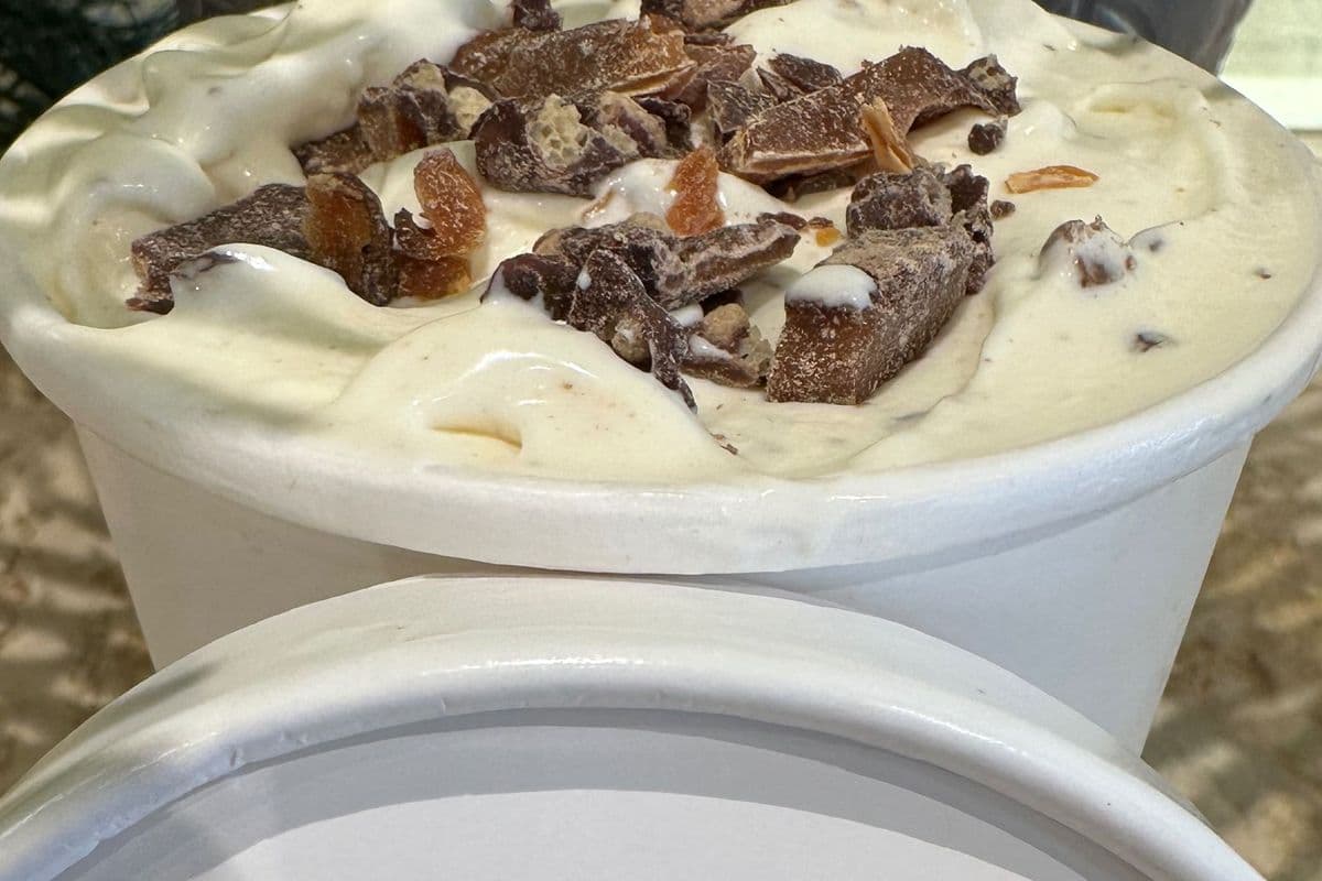 Chocolate Caramel Crunch Ice Cream