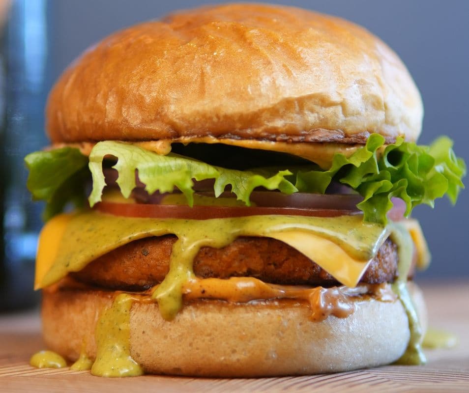 Chicken Kabob Burger