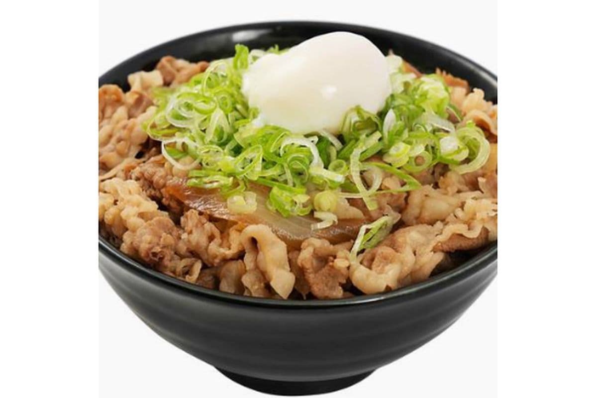 G2. Gyudon with Scallion and Hot Spring Eggs