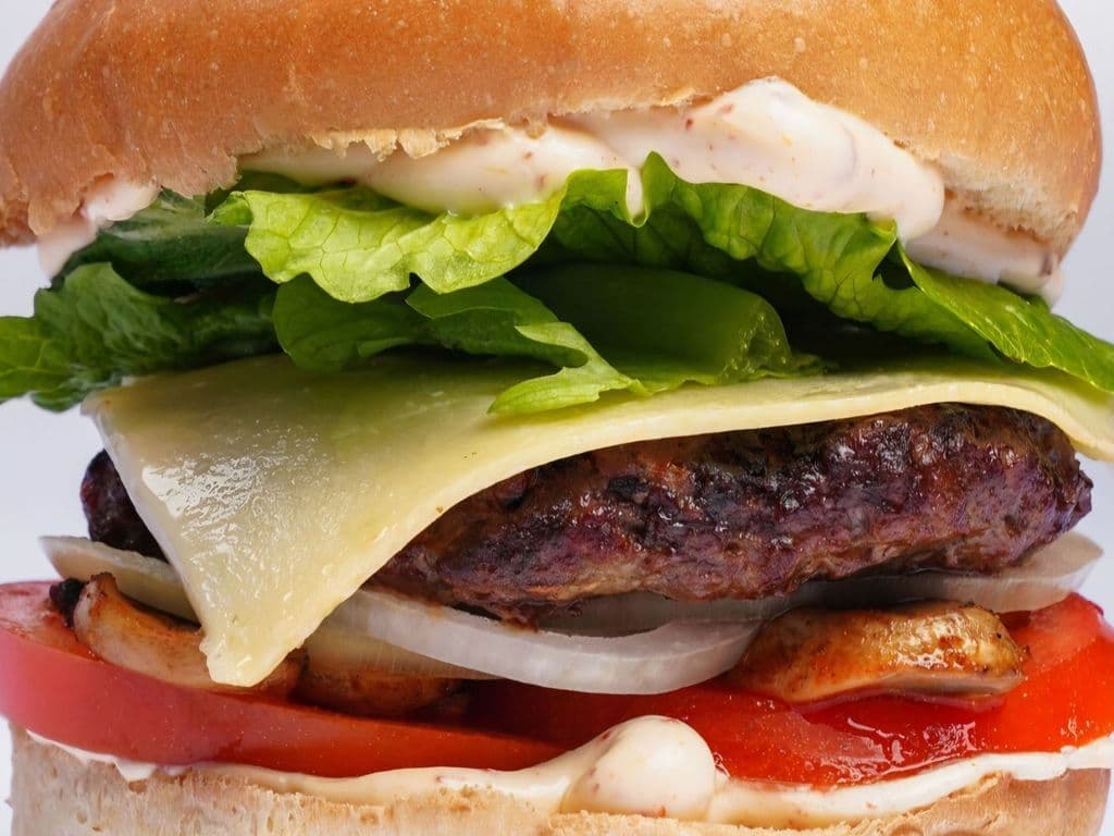 Swiss BBQ Angus burger