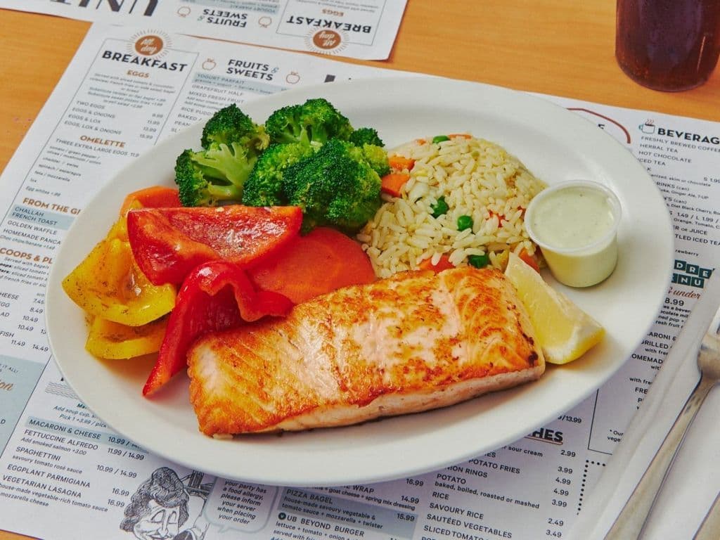 Grilled Atlantic Salmon Dinner