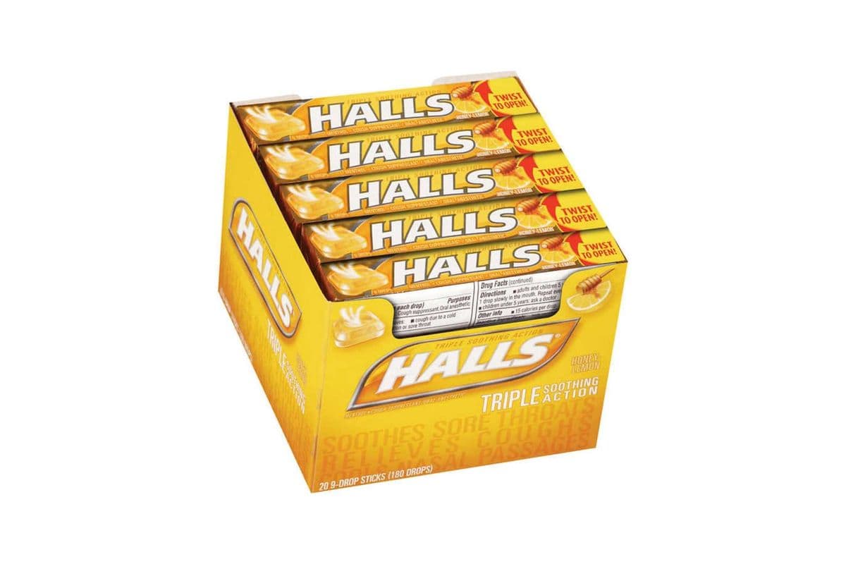 Halls Honey Lemon