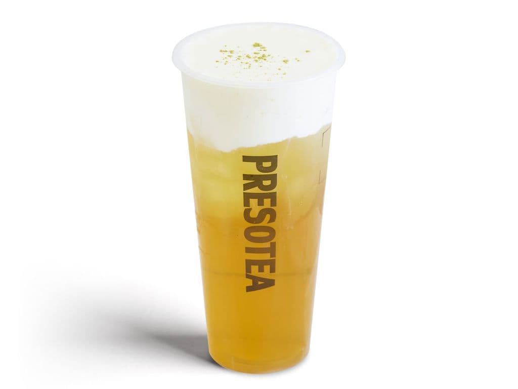 Salted Milk Foam Jasmine Green Tea