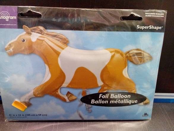 41"x23" Super Shape Foil Balloon (Horse)