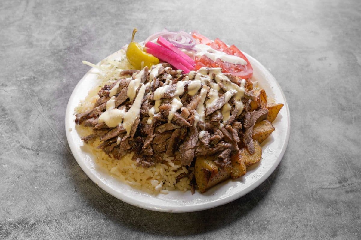 Plat de Shawarma au boeuf